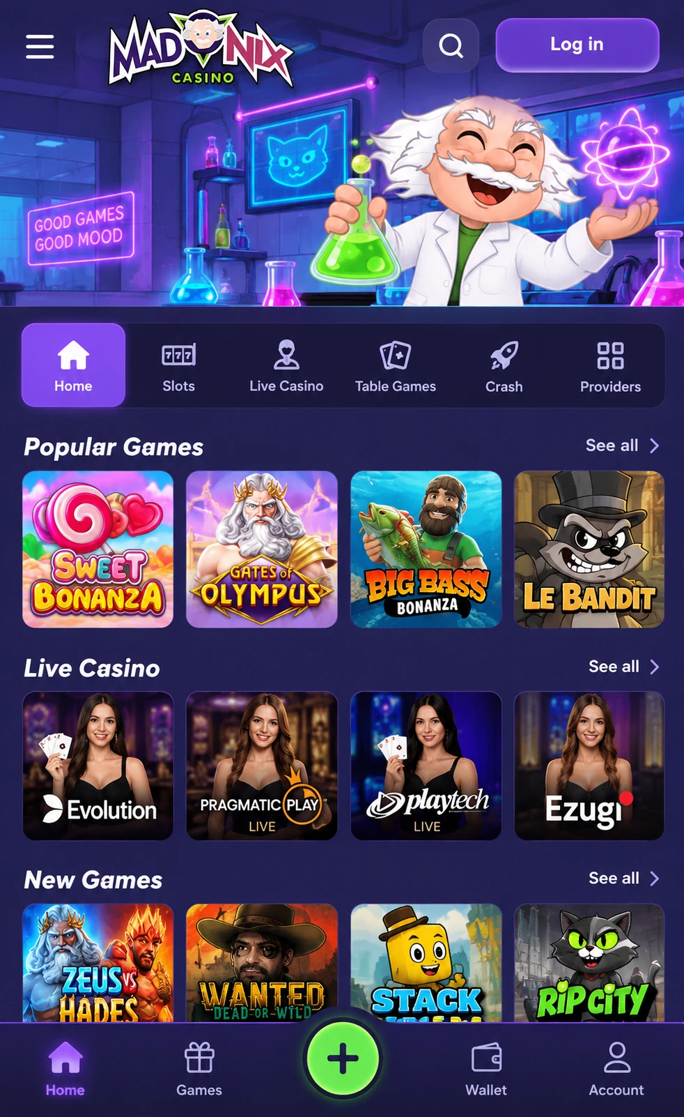 Madnix Casino App
